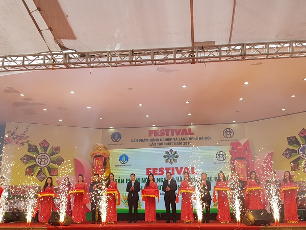 Khai mạc Festival Sản phẩm nông nghiệp và làng nghề Hà Nội lần thứ nhất năm 2019