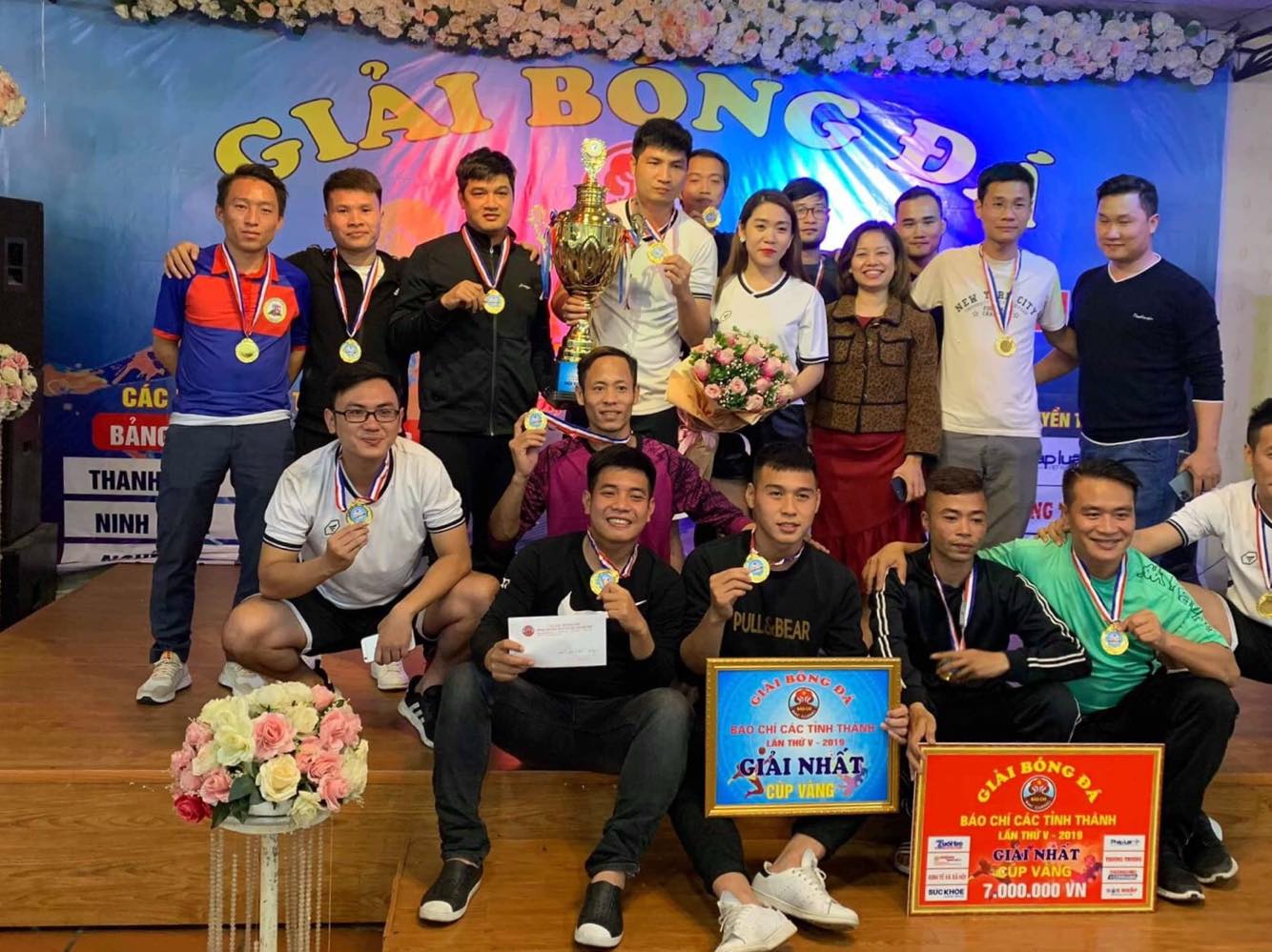 Bế mạc Giải bóng đá Báo chí các tỉnh thành lần thứ V – 2019