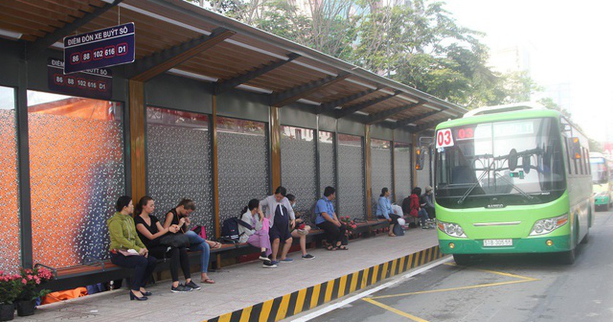 TP HCM Thí điểm trang bị thêm nhiều tiện ích tại các nhà chờ xe buýt