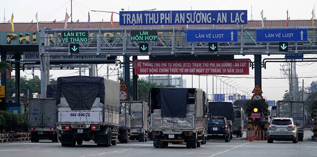 Ban hành mức giá mới ở trạm BOT cầu Phú Mỹ và  trạm BOT An Sương-An Lạc 