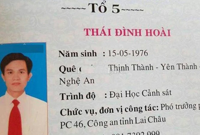 Lai Châu Khai trừ ra khỏi Đảng cựu Trưởng phòng Cảnh sát kinh tế sử dụng bằng giả
