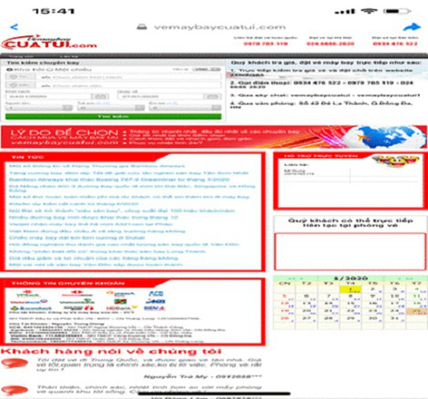 Cận Tết Canh Tý 2020 tái diễn trò lừa đảo vé máy bay giá rẻ