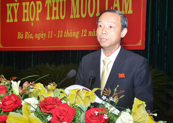 Bà Rịa – Vũng Tàu có Chủ tịch tỉnh mới