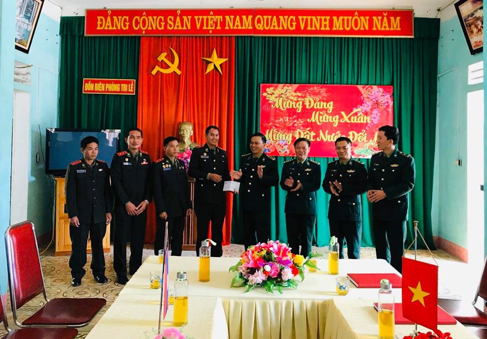 Đại đội Biên phòng 217 chúc Tết nguyên đán Canh Tý 2020 các Đồn BP Nghệ An