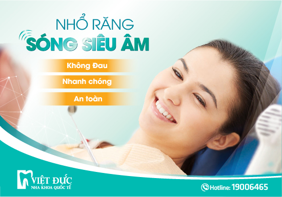 Nhổ răng siêu âm Piezotome không đau, an toàn tại Nha khoa quốc tế Việt Đức