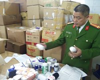 Triệt phá đường dây sản xuất tân dược giả quy mô lớn 