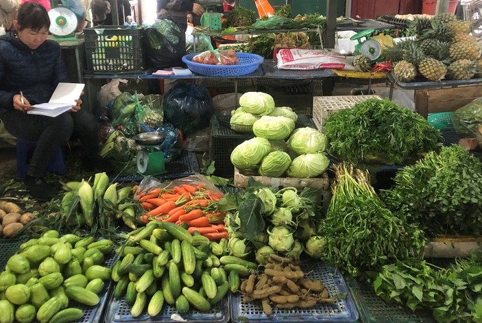 Sau nghỉ Tết, giá rau xanh tại Hà Nội tăng mạnh