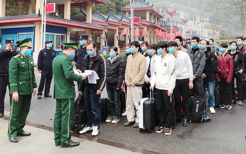 Cách ly, theo dõi 32 lao động trái phép Trung Quốc trao trả