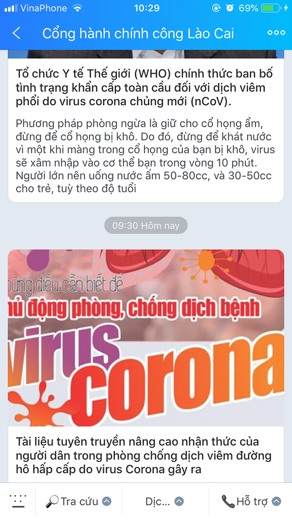 Lào Cai Ngành Thông tin và Truyền thông chung tay phòng, chống dịch virus nCoV