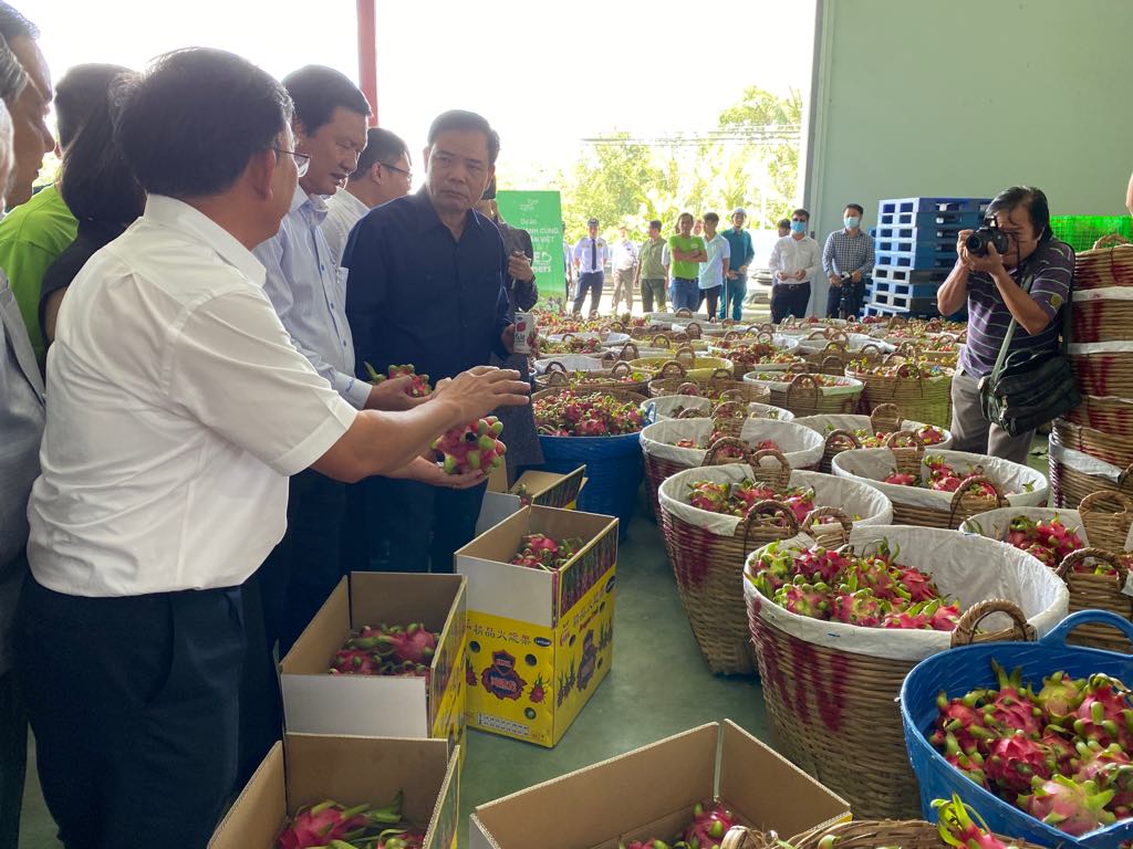 Bộ Trưởng Nguyễn Xuân Cường ghi nhận những khó khăn từ các doanh nghiệp nông sản tại Long An ảnh hưởng từ dịch bệnh do virus nCoV gây ra