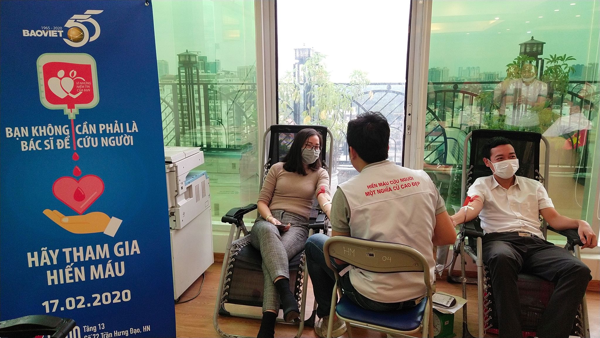 Hàng trăm cán bộ Bảo Việt hiến máu trong dịch Covid-19