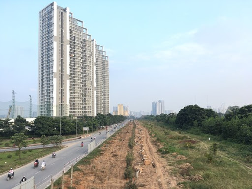 Tổ chức giao thông một chiều tuyến đường gom tại Đại lộ Thăng Long