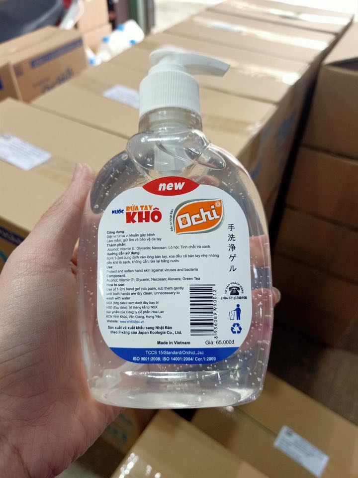 Công ty sản xuất nước nước rửa tay khô Ochi bị tố lừa dối người tiêu dùng Việt