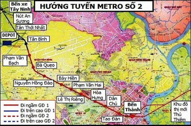 TP. HCM  Đề nghị gia hạn thời gian giải ngân dự án metro số 2