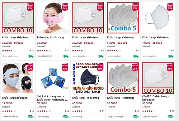 Sàn thương mại điện tử gắt gao xử lý các gian hàng tăng giá bất hợp lý