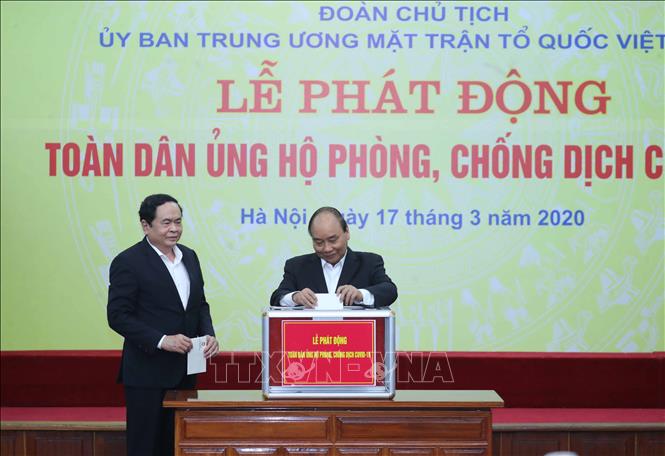 Phát động toàn dân ủng hộ phòng, chống dịch Covid-19