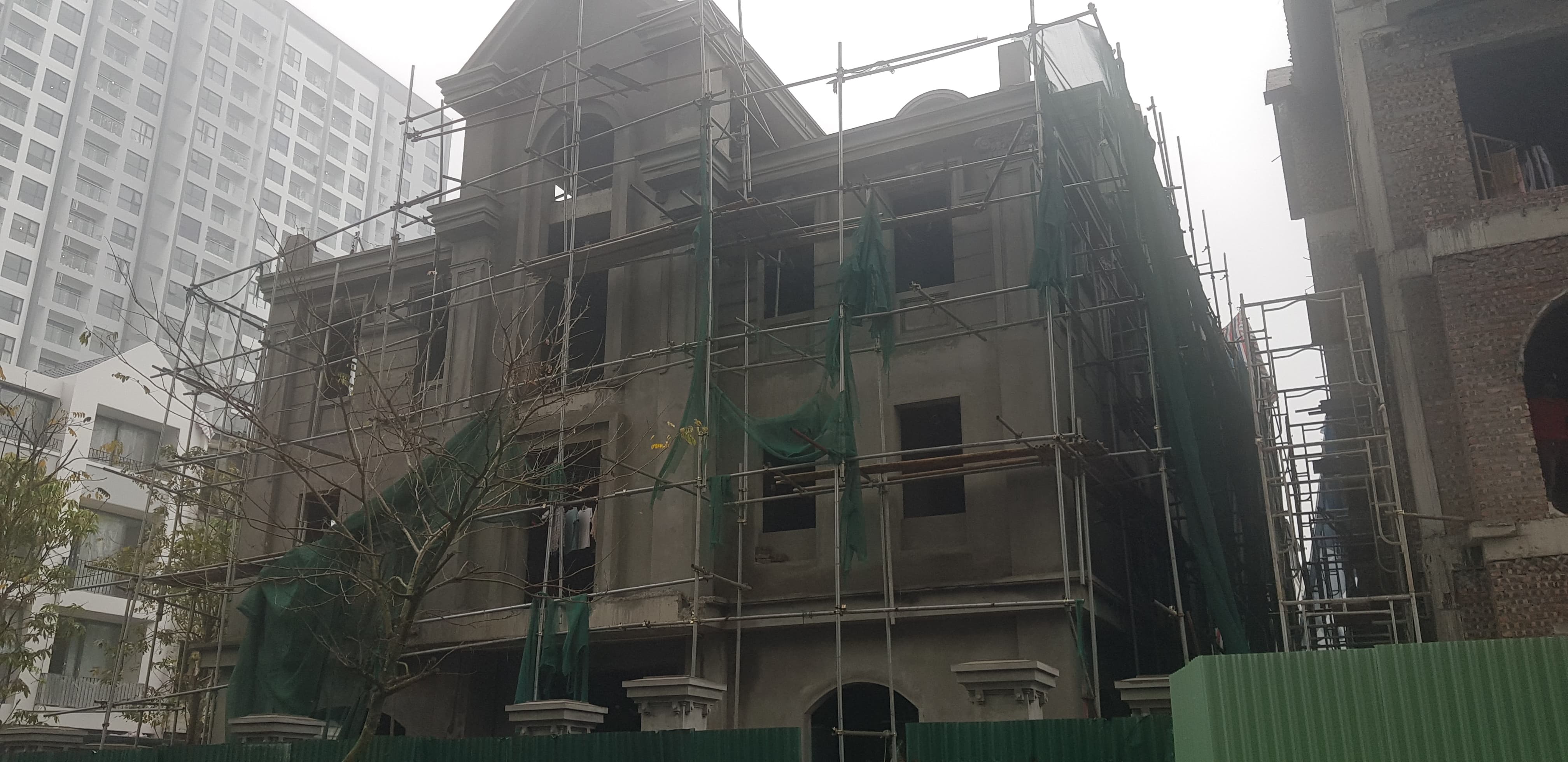 Khu nhà ở thấp tầng dự án  Green Pearl 378 Minh Khai, Hà Nội Quy hoạch chung đang bị phá vỡ