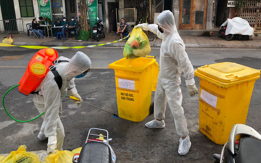 Tăng cường phân loại, xử lý chất thải hàng ngày tránh phát tán mầm bệnh Covid-19