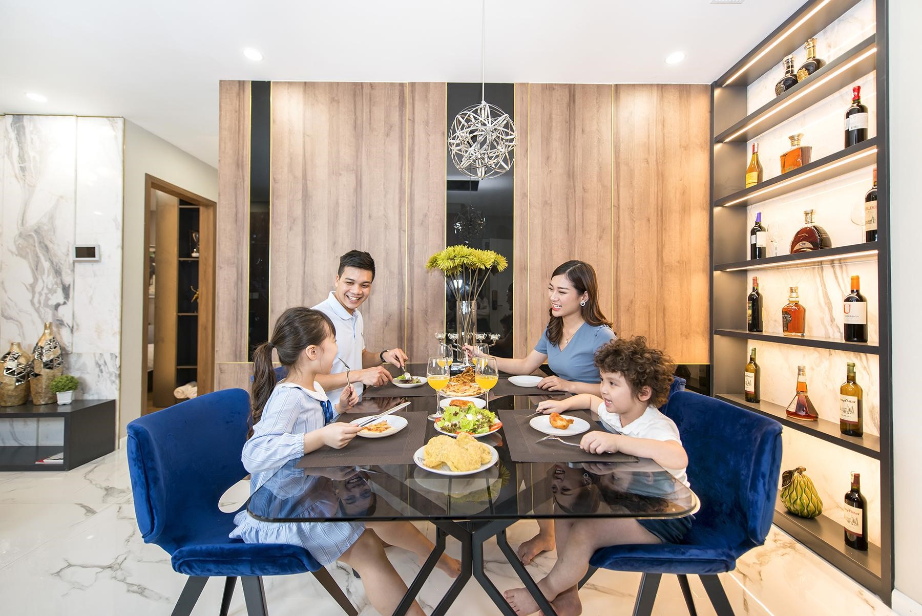 Cận cảnh căn hộ 3 phòng ngủ “đẹp hơn cả 3D” sắp bàn giao tại Tây Hồ Tây