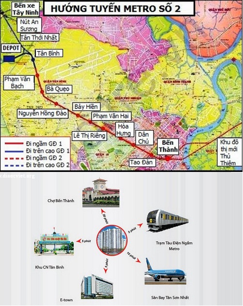 Thành phố Hồ Chí Minh xin chủ trương bố trí vốn giải phóng mặt bằng tuyến metro 2