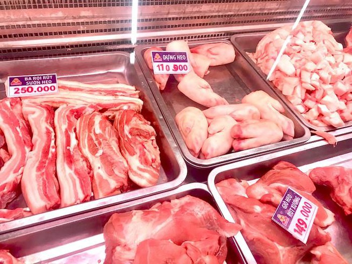 Giá cả thị trường hôm nay 115 Siêu thị bán thịt heo đông lạnh phiên đầu tuần