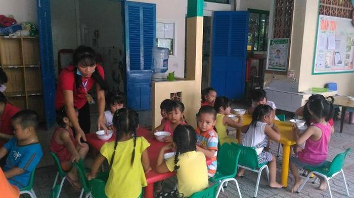 TP Hồ Chí Minh Cơ sở giáo dục mầm non tạm thời không tổ chức cho trẻ ăn sáng tại trường