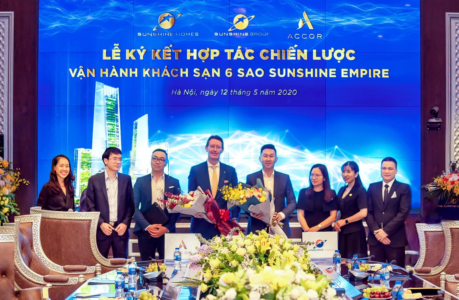 Tháp khách sạn siêu sang Sunshine Empire được vận hành bởi Tập đoàn quản lý Accor lừng danh thế giới