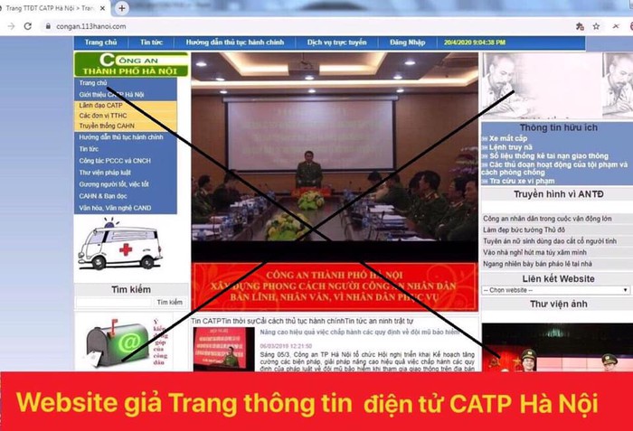 Cảnh báo tình trạng giả danh Công an Hà Nội để lừa đảo chiếm đoạt tài sản