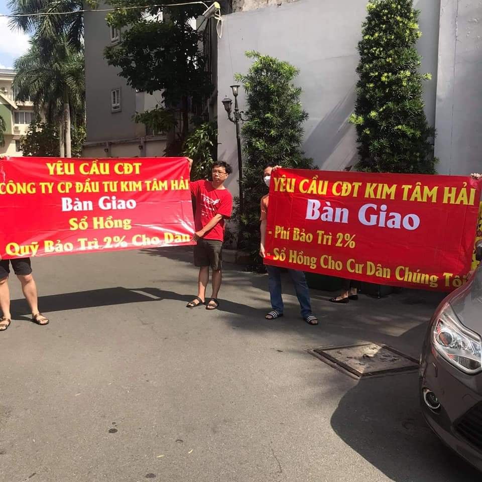 TP Hồ Chí Minh CĐT chung cư Tân Kim Hải ôm quỹ bảo trì và chậm trễ giao sổ hồ cho cư dân nhiều năm