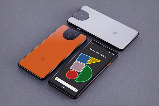 Điện thoại  Google Pixel 5 xuất hiện với cụm camera 