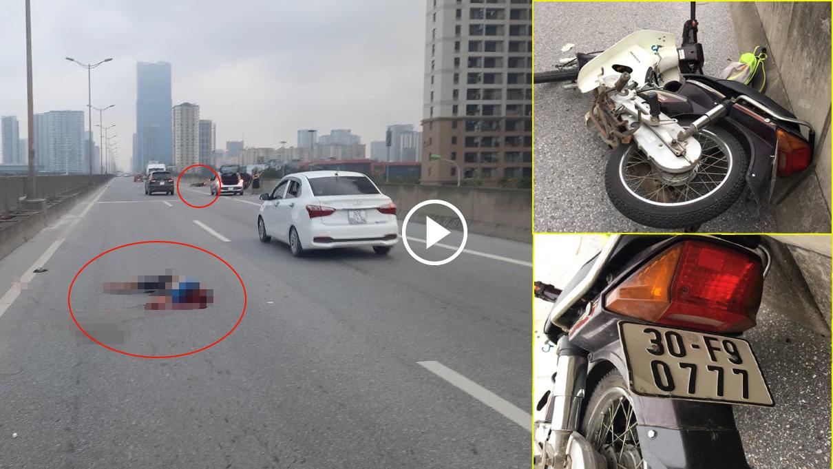 Tai nạn trên vành đai 3, nam thanh niên điều khiển xe máy tử vong tại chỗ