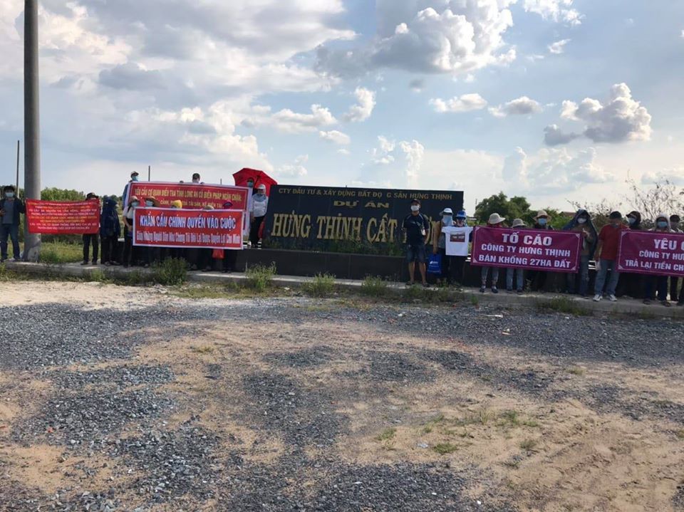 Khách hàng mua dự án ma” Hưng Thịnh Cát Tường và  KDC Đất Xanh Long An tiếp tục cầu cứu tỉnh Long An