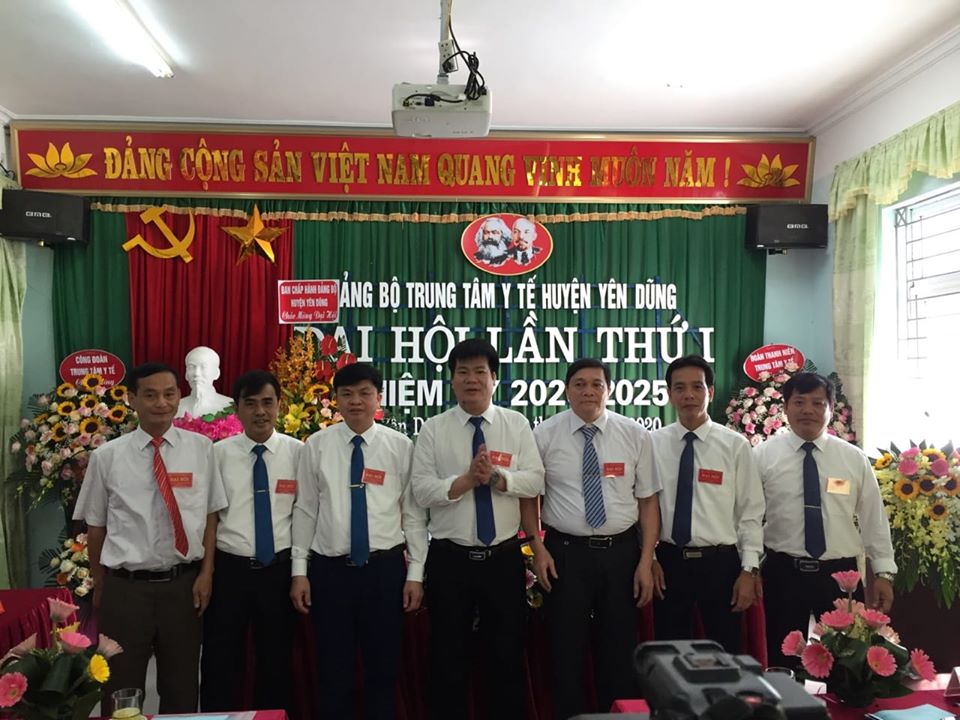 Yên Dũng  Đảng bộ Trung tâm Y tế Huyện tổ chức thành công Đại hội Đảng bộ lần thứ I, nhiệm kỳ 2020-2025.