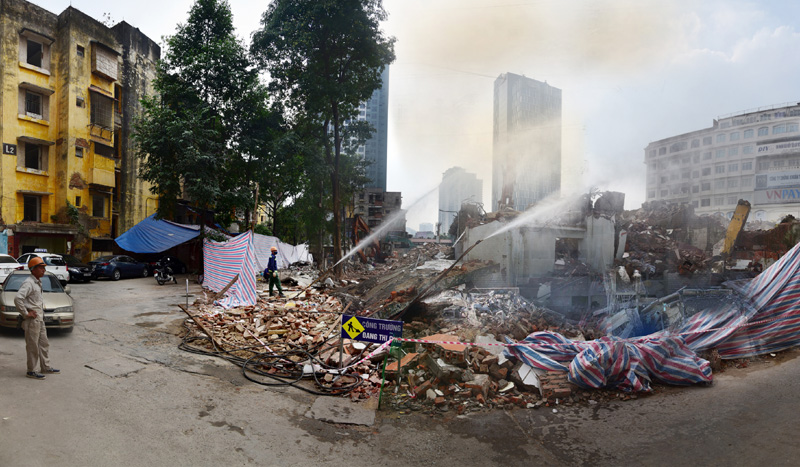 Hà Nội Tăng cường xử lý vi phạm vệ sinh môi trường trong xây dựng công trình