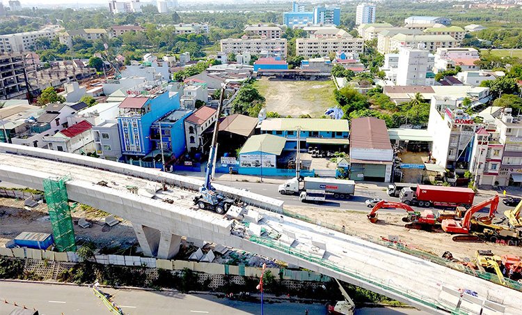 TP.HCM Bàn giao mặt bằng có tuyến metro số 2 đi qua trong tháng 6 
