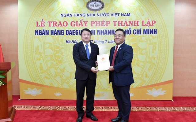 Thêm một ngân hàng Hàn Quốc có mặt tại Việt Nam