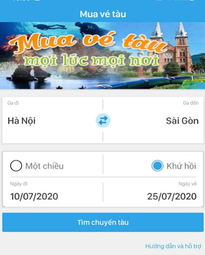 Đường sắt chính thức triển khai ứng dụng mua vé tàu trực tuyến trên điện thoại từ 157