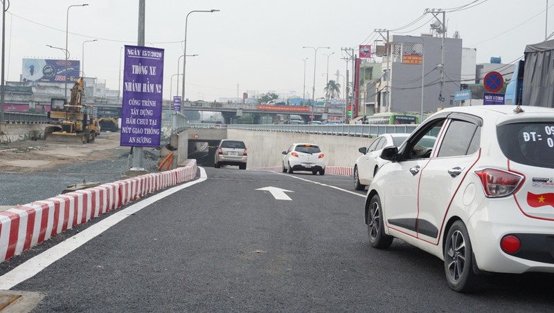 Chính thức thông xe hầm chui N2 tại nút giao thông An Sương giảm ùn tắc cửa ngõ Tây Bắc