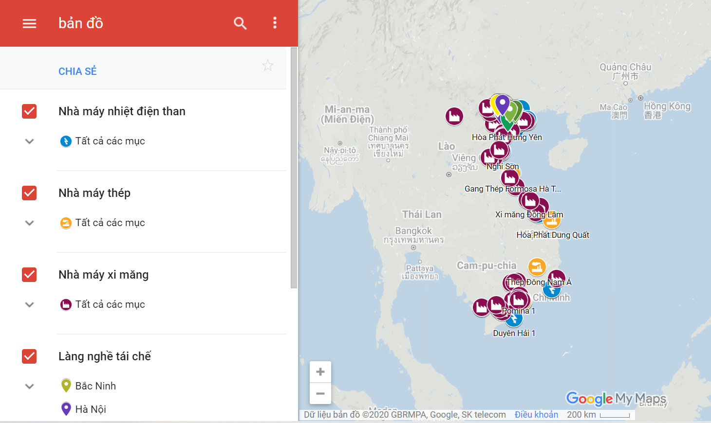 VCAP xây dựng bản đồ nhà máy, làng nghề có nguy cơ gây ô nhiễm