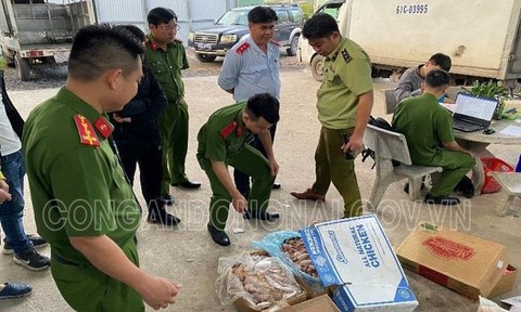 Đồng Nai Phát hiện 1 tấn thịt gà hết hạn trong kho đông lạnh Công ty thực phẩm Khánh Huy