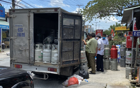 Phát hiện điểm nghi bán gas lậu, giả thương hiệu lớn