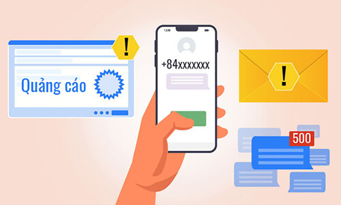  8 biện pháp chống, ngăn chặn tin nhắn rác, thư điện tử rác, cuộc gọi rác