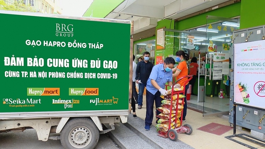BRGMART tăng 300% lượng dự trữ nhóm hàng hóa thiết yếu ứng phó với dịch Covid-19