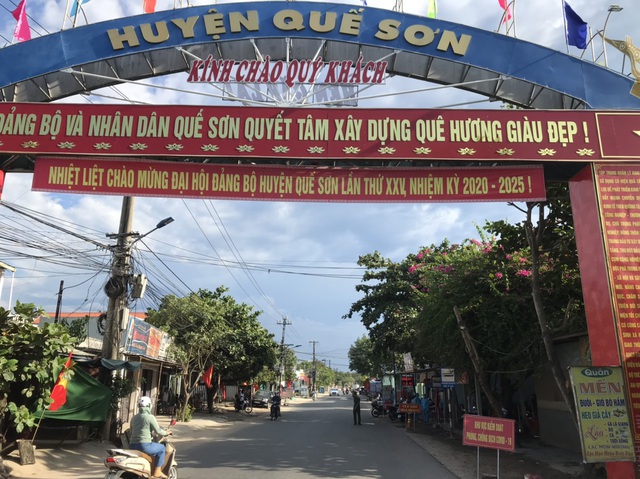 Quảng Nam Phong tỏa tạm thời khu vực có nguy cơ lây nhiễm dịch cao tại huyện Quế Sơn