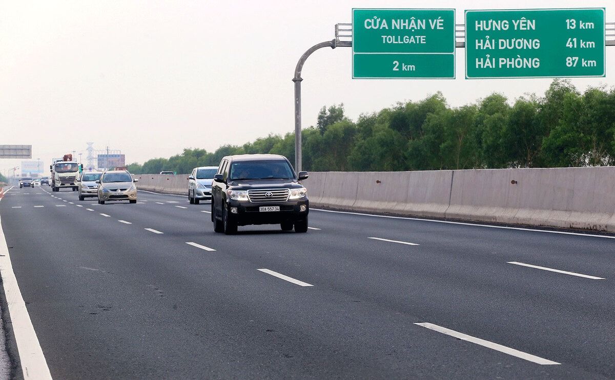 Từ 118, chính thức triển khai thu phí tự động không dừng tại Cao tốc Hà Nội-Hải Phòng
