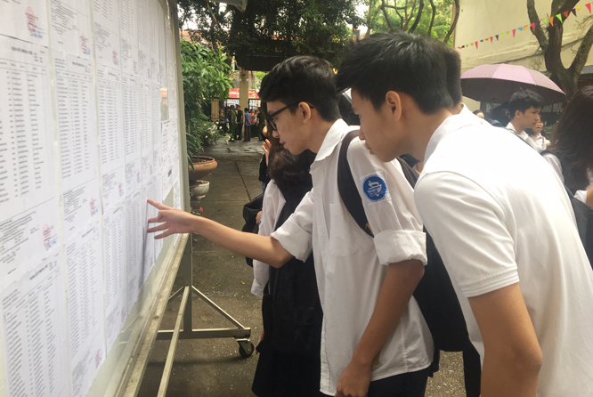 Hà Nội công bố điểm chuẩn bổ sung trường THPT công lập và chuyên năm 2020