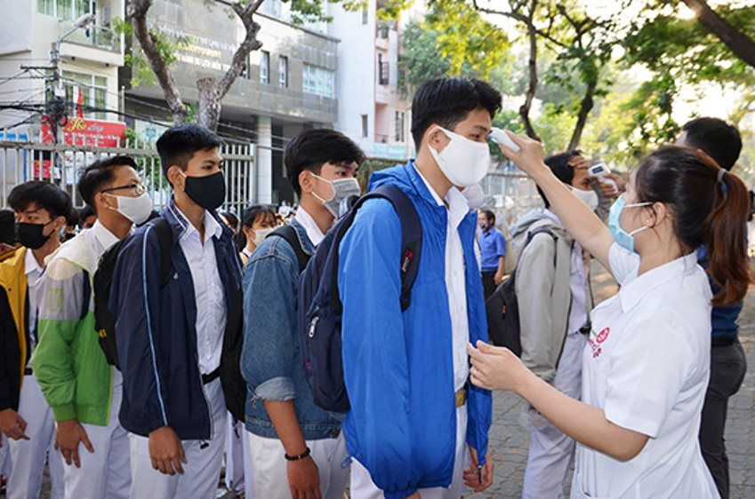 100% thí sinh, cán bộ, giáo viên tại Đà Nẵng được xét nghiệm Covid-19 trước kỳ thi tốt nghiệp THPT