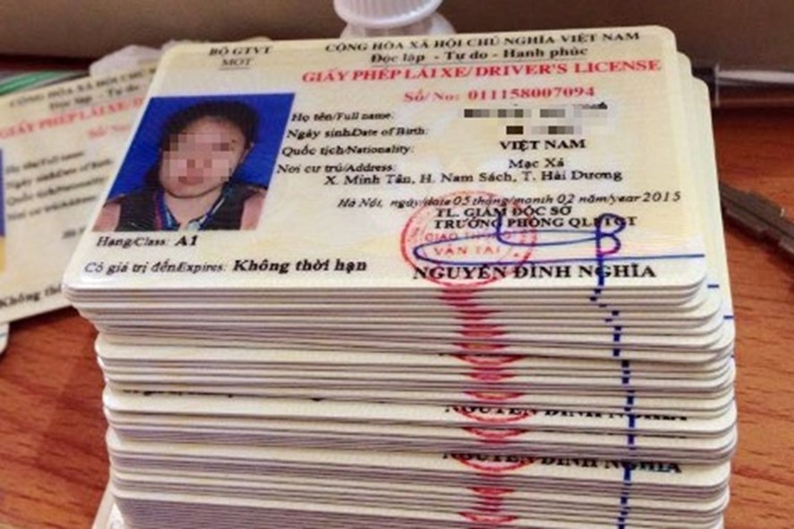 Những lỗi vi phạm sẽ bị trừ điểm giấy phép lái xe