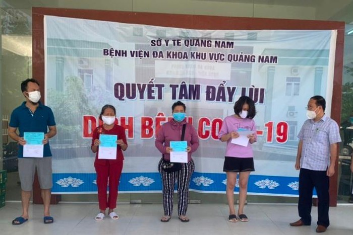4 bệnh nhân COVID-19 tại Quảng Nam xuất viện