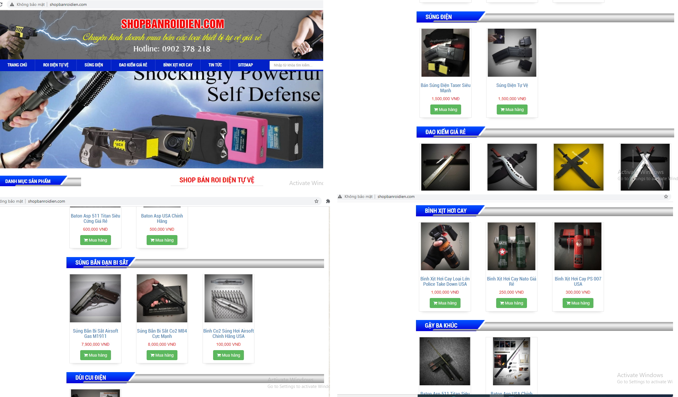 Hiểm họa khôn lường từ việc mua bán vũ khí, công cụ hỗ trợ bán tràn lan trên mạng xã hội